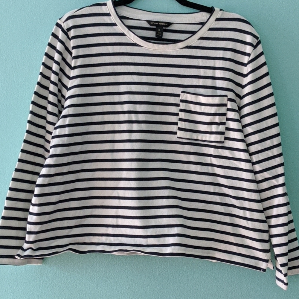 Banana Republic Striped Sweater Xl